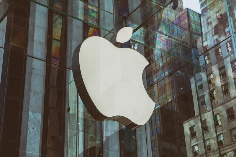 shot, apple, uSA, window, glass - material, modern, building, york, sunlight, New York City, day, hanging, shape, th, skyscraper, low angle view, reflection