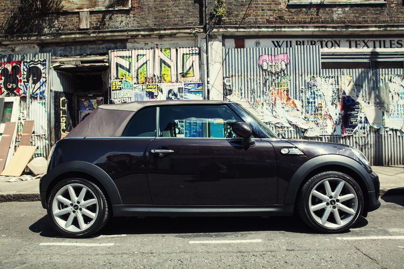 captured, day, outdoors, england, vintage car, incidental people, no People, women, car, angle, mode of Transport, wide, East London, architecture, people