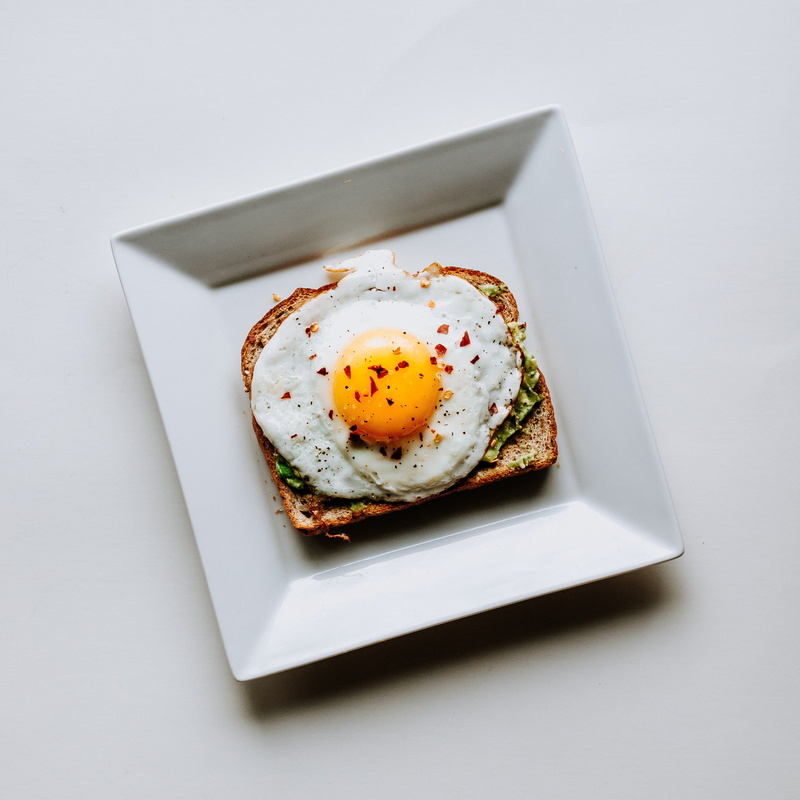 coffee, setting, looking down, organic, 2K, egg yolk, snack, toasted bread, meal, chef, sunny, studio shot, food and drink, wheat, bread, toasted, side