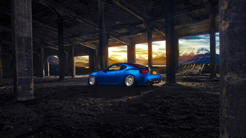 View, Car, brz, Rear, Sport, Subaru, 1080P, sports, Blue