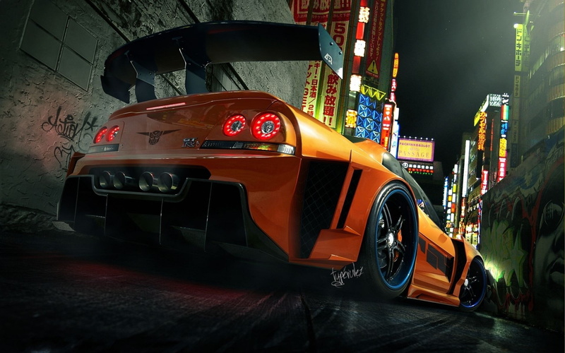 Transformers, nissan, bumblebee, 1080P, r, cars, hd, racer, x, vehicles, art, deviantart, skyline, artwork