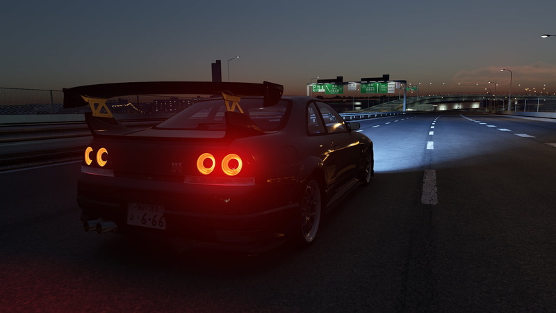 Nissan GT-R, night, JDM, Nissan GTR R33, 1080P, Assetto Corsa, Japan HD ...