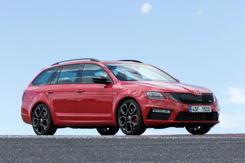 Vehicle, 4K, Škoda Octavia, Škoda, Car, Skoda, Skoda Octavia RS, Red Car, Skoda Octavia