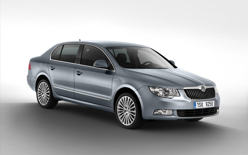 skoda, skoda superb, 1920x1200, superb, sedan, cars, 1080P, honda, silver