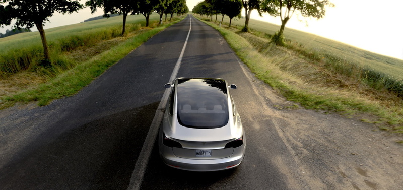 no people, tree, road trip, tesla model 3, symbol, grass, the way forward, land, landscape, day, road, travel, land vehicle, outdoors, mode of transportation