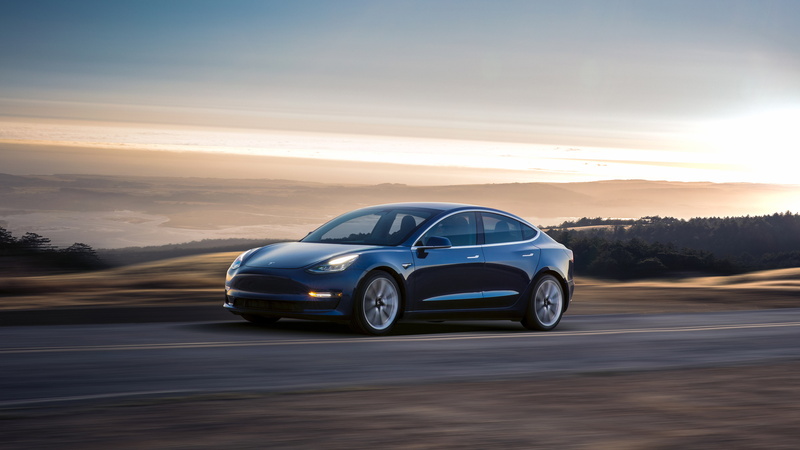 nature, blurred motion, land vehicle, environment, cloud - sky, motion, speed, luxury, sports car, tesla, car, transportation, travel, mode of transportation