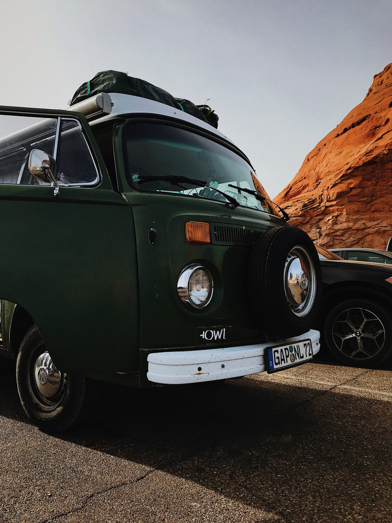 green, no people, travel, sky, lola, mountain, vintage car, day, old, motor vehicle, beside, black, transportation, stationary, car, retro styled, meet