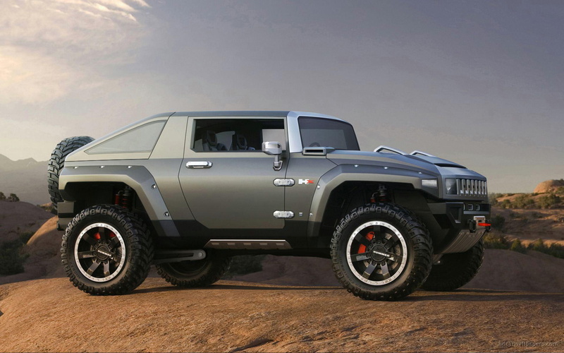 1080P, hummer, concept, wrangler, hx, gray, black, 2008, cars