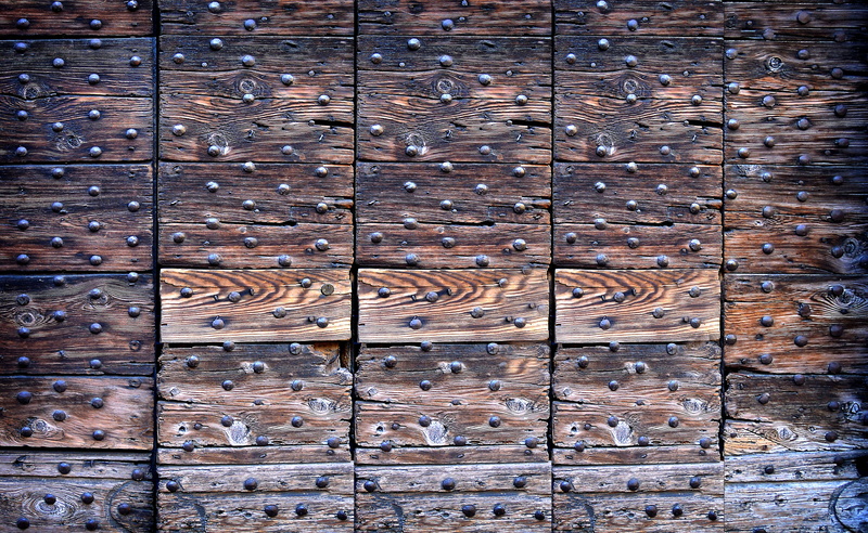 panel, hardwood, architecture, floor, rough, repetition, construction, door, structure, wood grain, retro, textured, vintage, wall - building feature, brown