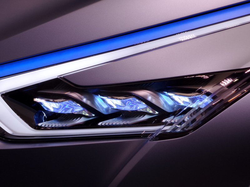 5K, light - natural phenomenon, fire, headlight, blue, sign, shiny, burning, vehicle, illuminated, car, nature, futuristic, black color, light, indoors