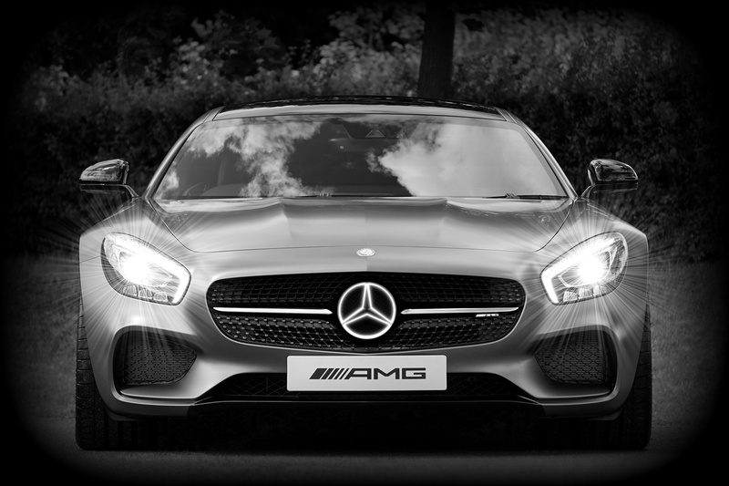 antique, badge, fast, symbol, benz, amg, race, land vehicle, retro styled, outdoors, logo, style, speed, power, close-up, drive, limited, luxury, front view