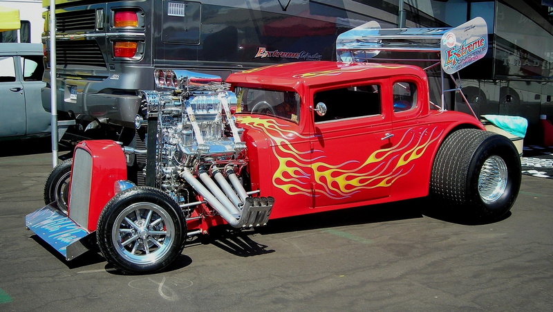 cars, rod, wheels, ford, custom, muscle, hot, vehicles, classic, chrome, 1080P, blower, retro, engine