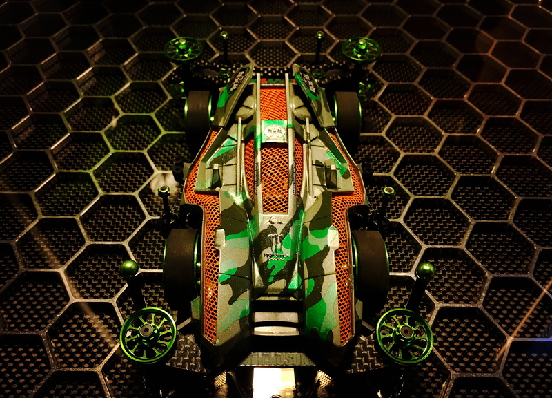 modified cars, painting, backgrounds, tamiya, hexagon, no people, model, green color, high angle view, shape, 2K, large group of objects, metal, textured