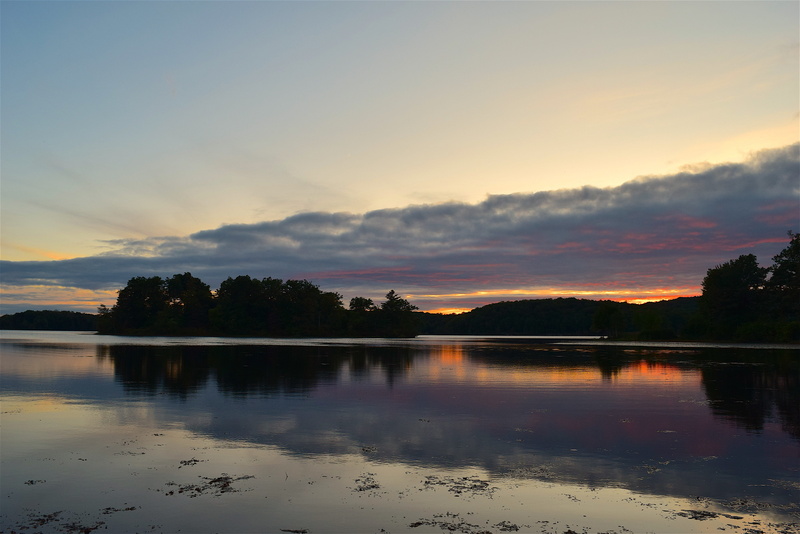 colorful, sky, environment, 4K, horizon, plant, reflection, cloud - sky, sunset, twilight, scene, non-urban scene, beauty in nature, cloud, tree, light