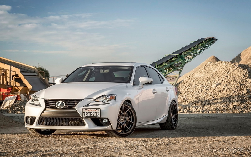 2016, sedan, white, vorsteiner, cars, lexus-is, whells, 720P