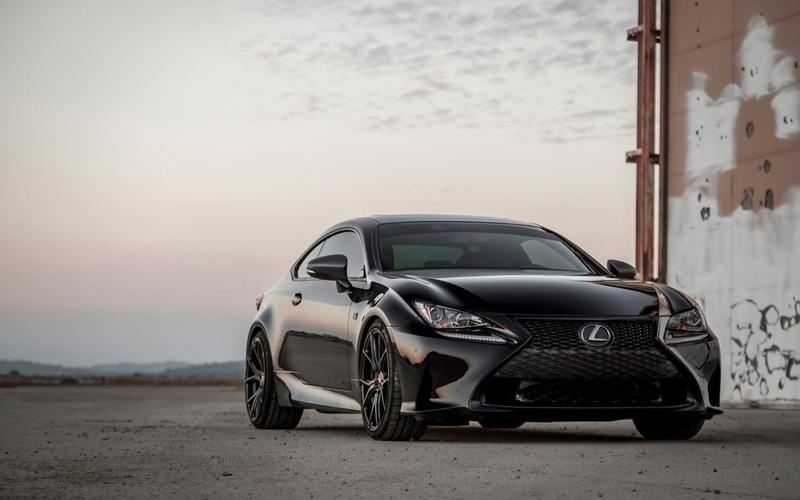 black, coupe, 2016, whells, lexu-, 720P, cars, vorsteiner