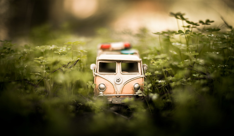 toy, macro, shooting, photographer, grass, model, 5K, minibus, Jamie Frith, photo, machine
