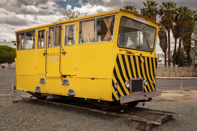 day, nature, train track, dirt road, minibus, 5K, yellow, spoke, railway, rail, tree, wheel, public transportation, school bus, railroad track, engine