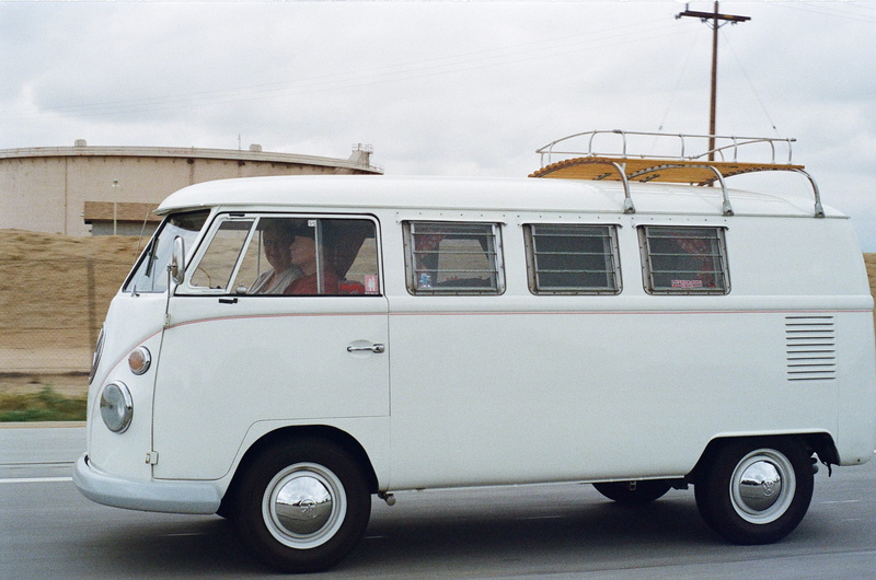 building exterior, white color, auto, travel, city, volkswagen, motor home, oldtimer, vanagon, motor vehicle, stationary, sky, old, driving, driver, outdoors