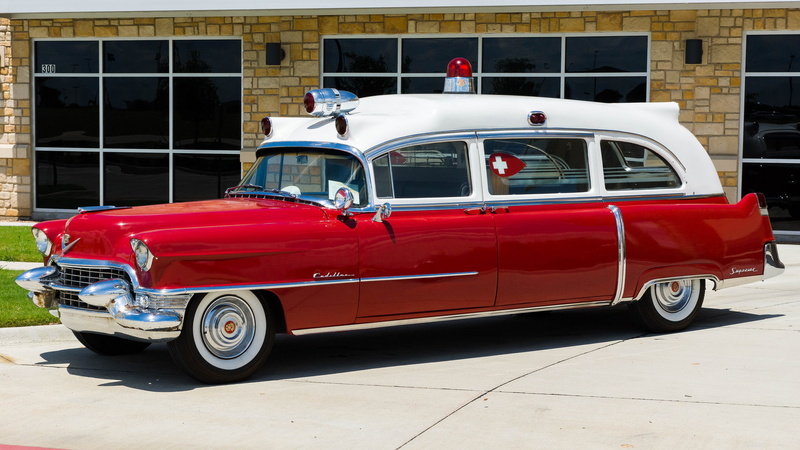 Cadillac, classic, classic car, Ambulance, retro, 1080P