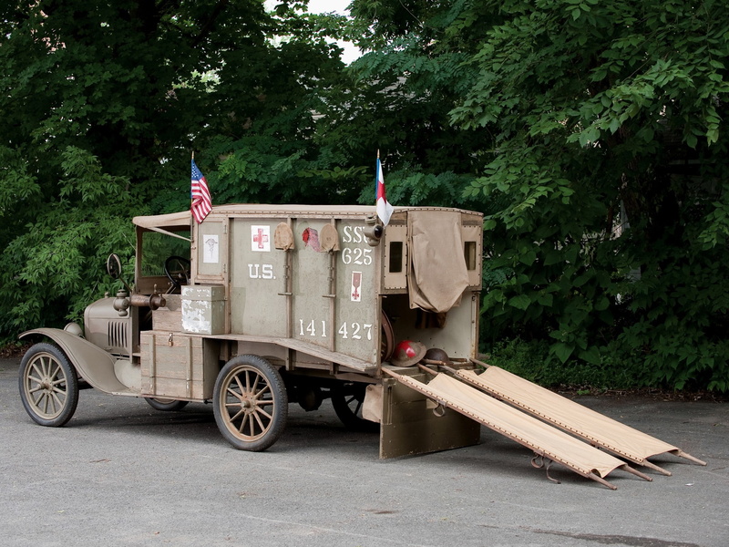 retro, model t, ambulance, ford, emergency, 1080P, 1917, military