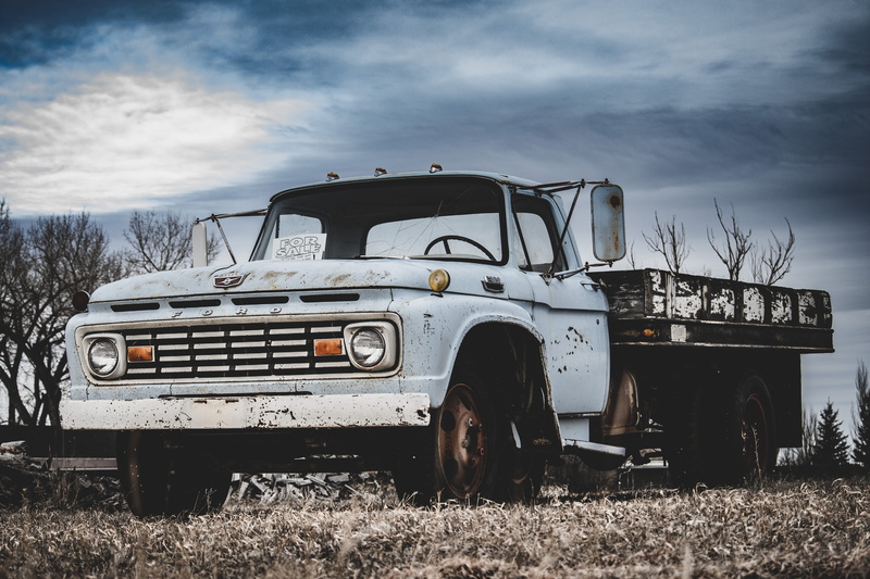 automobile, rust, old, road, sky, car, motor, stationary, metal, plant, car wheel, ground, truck, motor vehicle, offroad, cassette, vehicle, field, cloud - sky