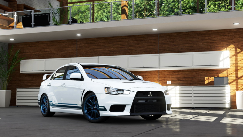 motor vehicle, luxury, car, day, parking, Mitsubishi, no people, transportation, land vehicle, architecture, garage, mode of transportation, building exterior
