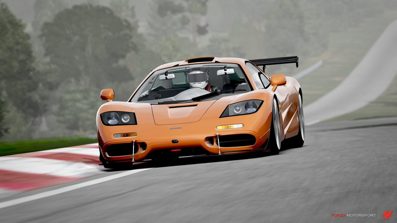 Forza Motorsport, Forza Motorsport 4, McLaren F1, video games, race tracks, 720P