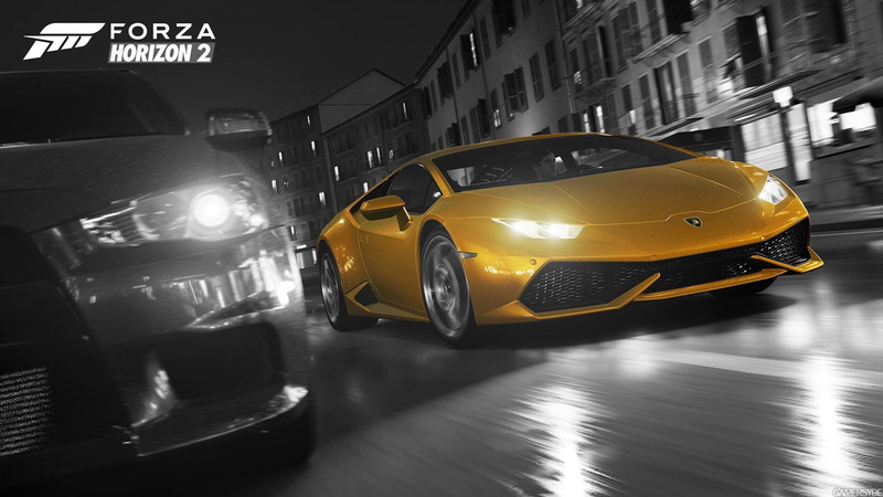 built structure, transportation, luxury, architecture, shiny, Mitsubishi, land vehicle, motor vehicle, Lamborghini Huracan, Forza Horizon 2, speed, no people