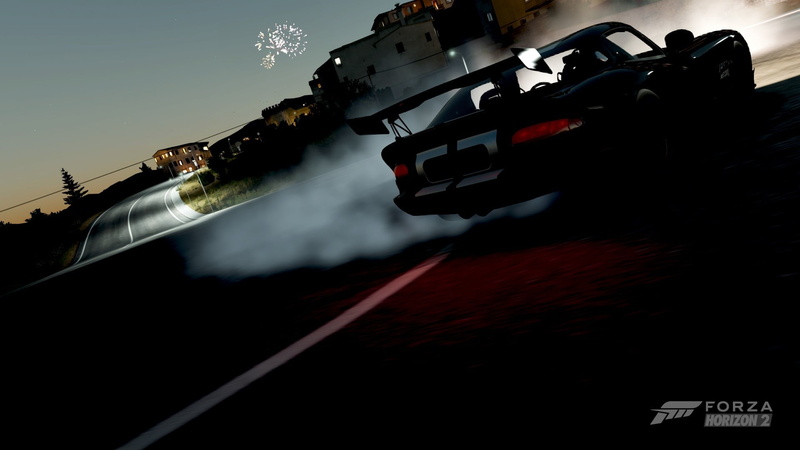 low angle view, architecture, video games, outdoors, reflection, clear sky, no people, VIPER, Dodge, day, red, building exterior, dusk, built structure