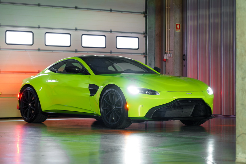 Lime Essence Green, 2019, Aston Martin Vantage, 4K, 4K