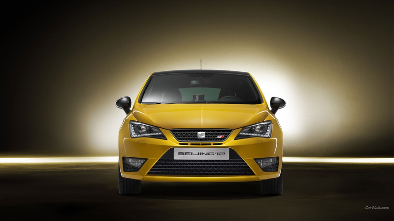 Seat Ibiza, car, yellow cars, concept cars, 1080P