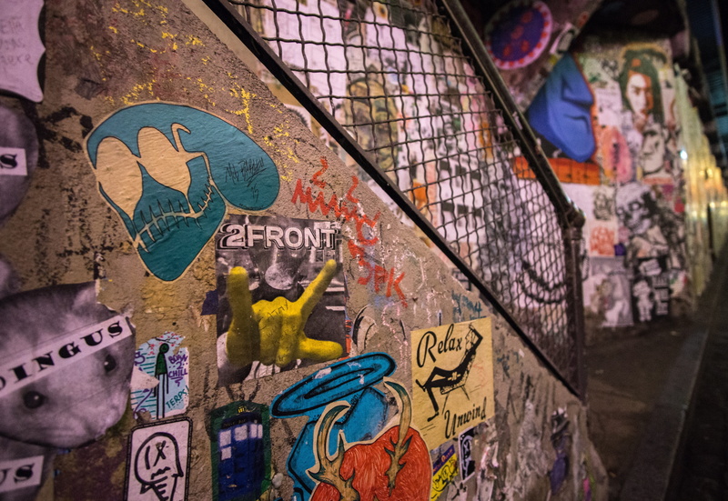 human representation, built structure, mural, wall - building feature, street art, multi colored, day, grunge, western script, painting, artistic, craft