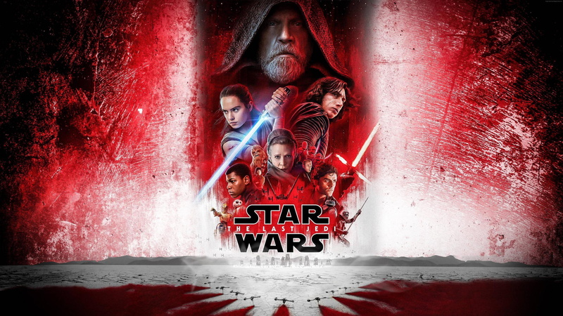 poster, Carrie Fisher, Daisy Ridley, Adam Driver, Star Wars: The Last Jedi, 8k, 8K