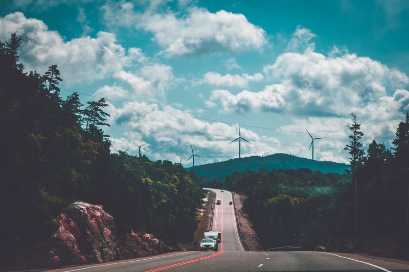 new, direction, sign, road, 5K, sky, roadtrip, trees, outdoors, car, beauty in nature, trip, moody, my view, cloud - sky, plant, canada, beautiful, blue
