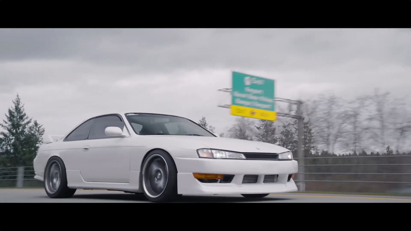 Japanese cars, _zone, night, Honda NSX, 1080P, Honda Civic FK, RX-7 Savanna, JDM, Nissan 240SX, car, light effects, Mazda RX-7 FB, phonk