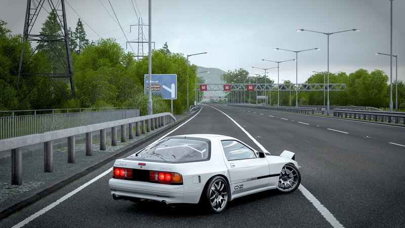horizon, 4K, Forza, savanna, Mazda, car, Rx-7, vehicle, JDM, Forza Horizon 4