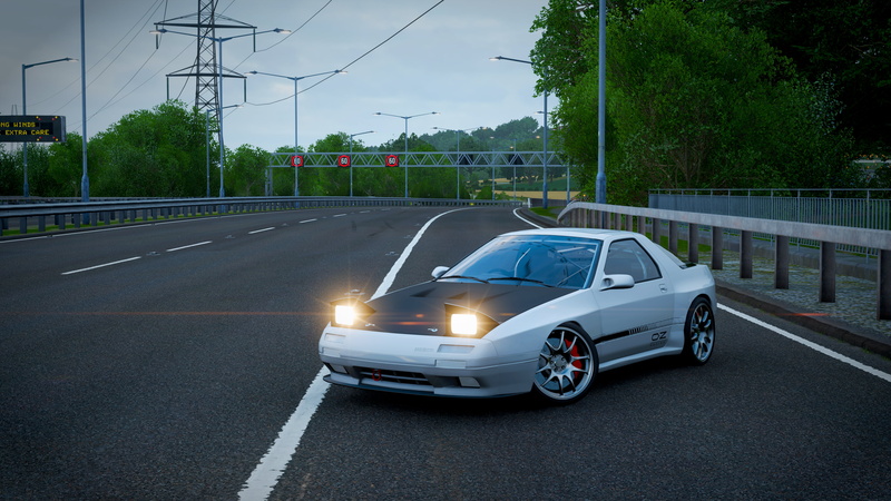 4K, Forza Horizon 4, car, vehicle, RX-7 Savanna, Forza