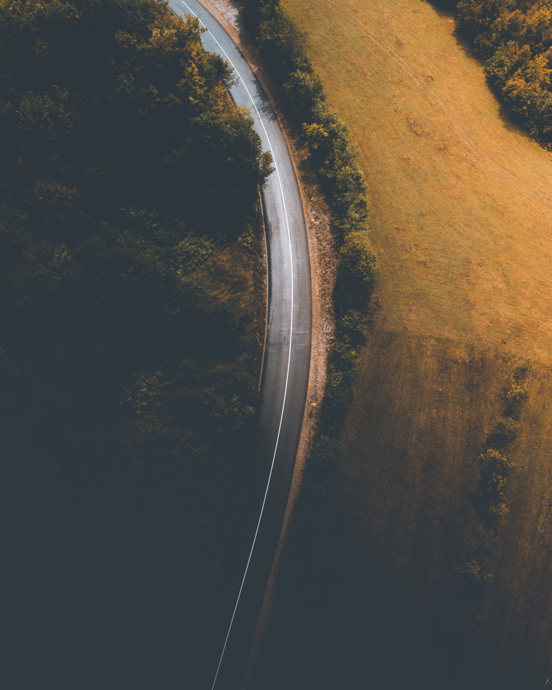 landscape, tree, forest, highway, high Angle View, woodland, aerial, no People, curve, nature, surrounded, traffic, aerial View, outdoors, bend, daytime
