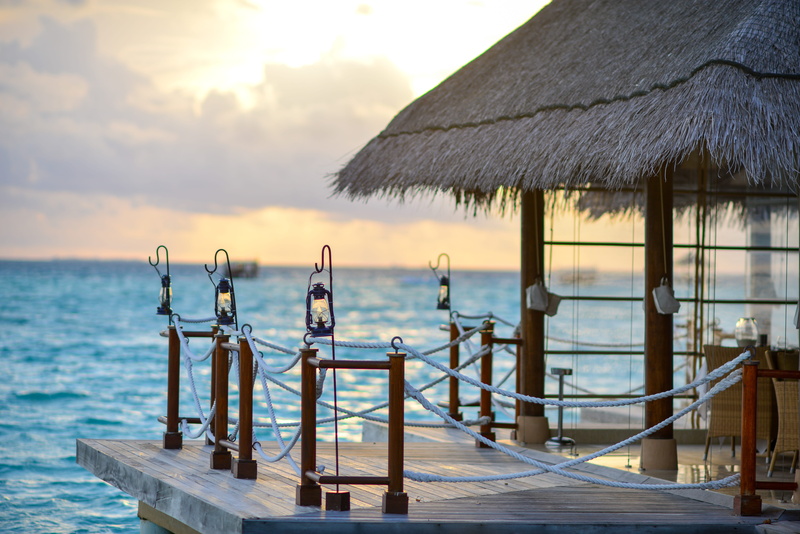 holiday, dock, daylight, tranquility, horizon over water, body, sea, summer, exotic, outdoors, lamps, nature, 5K, leisure, travel destinations, seascape