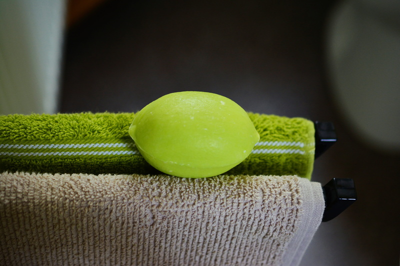 studio shot, soap, still life, hygiene, green color, two objects, sport, tennis ball, equipment, shape, healthy, indoors, beauty, green, health, healthcare