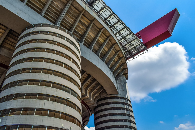 construction, modern, geometric, office building exterior, futuristic, famous, cloud - sky, milan, contemporary, architecture, exterior, day, building exterior
