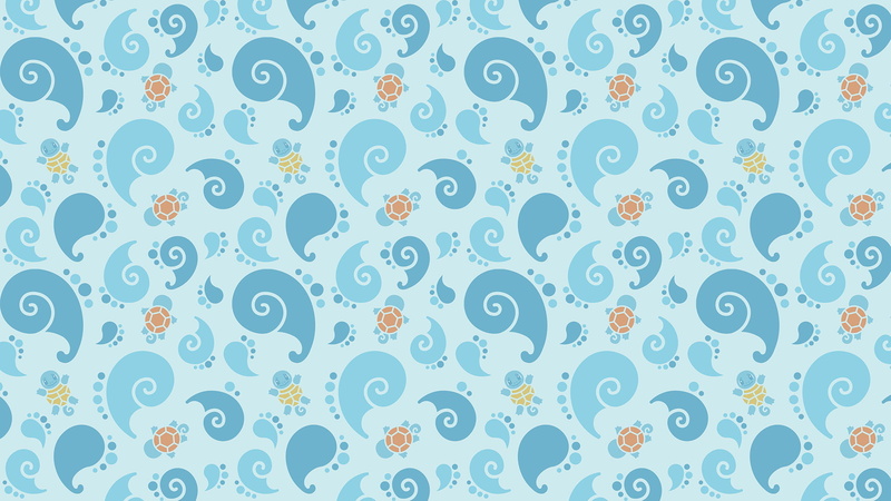 1080P, cartoon, tile, Pokémon, pattern