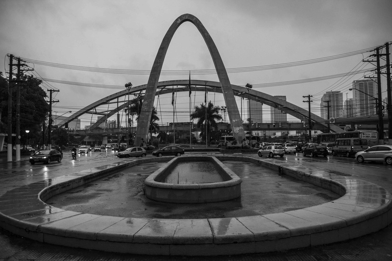 osasco, the city of osasco, outdoors, the metal bridge, city, buildings, shape, brazil, sky, são paulo, water, urban, building, no people, arts culture and entertainment