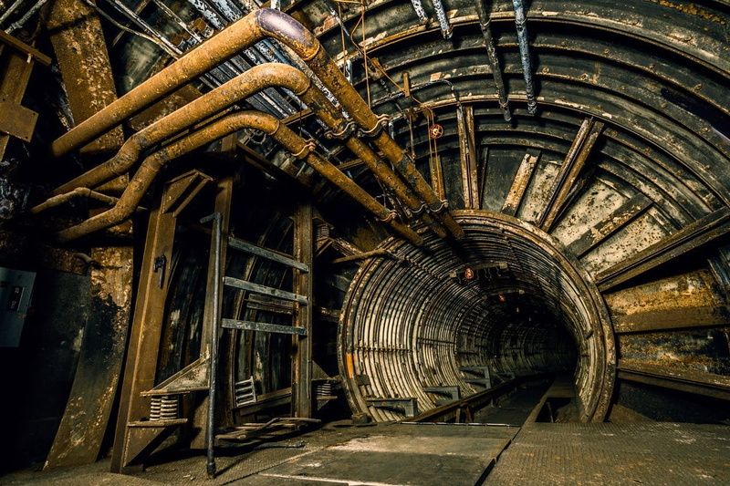 720P, pipes, abandoned, urban, brown, photo, architecture, tunnel, 1280x853, pipe, rust, metal