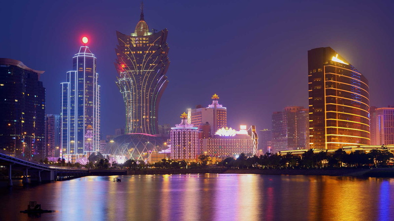 hotel, geodesic, macau, grand, ultramodern, china, casino, tower, dome, lisboa, hd, 1080P, impressive