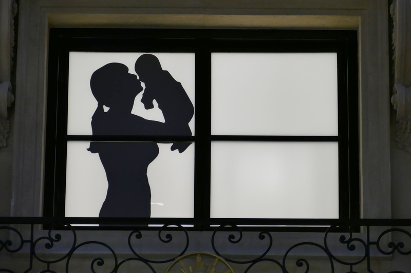 Woman, mother, adult, design, representation, Window, love, women, glass - material, Image, two people, architecture, child, people, human representation