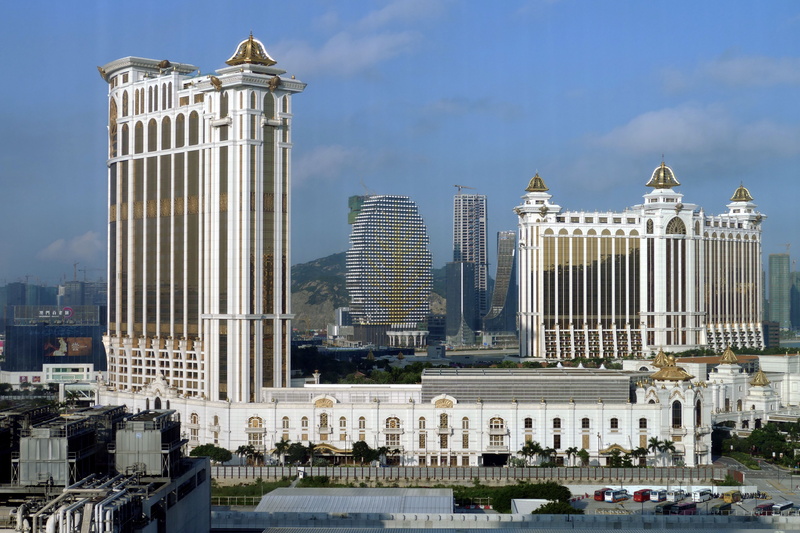 tall - high, no people, modern, casino, outdoors, China, history, the past, day, office building exterior, building, built structure, skyscraper, Asia
