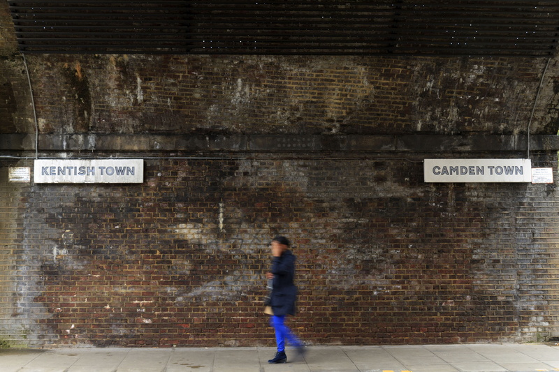 sign, unidentifed, 2K, built structure, wall - building feature, urban, famous, non-western script, transportation, camden, kentish, real people, casual clothing