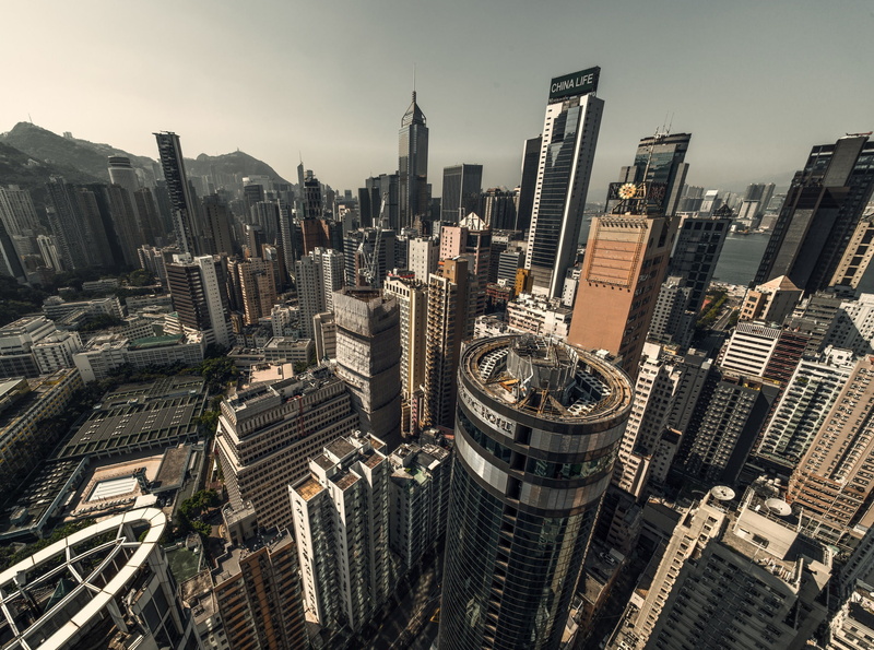 Wan Chai, 1080P, Hong Kong, architecture, skyscrapers